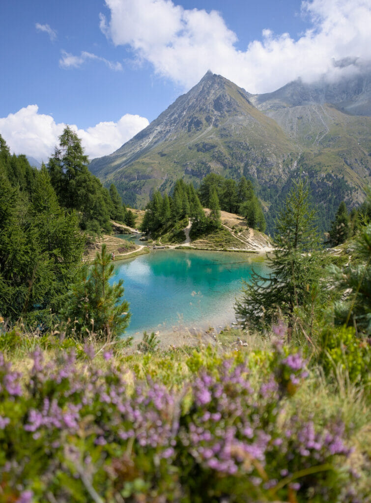 lac bleu in summer