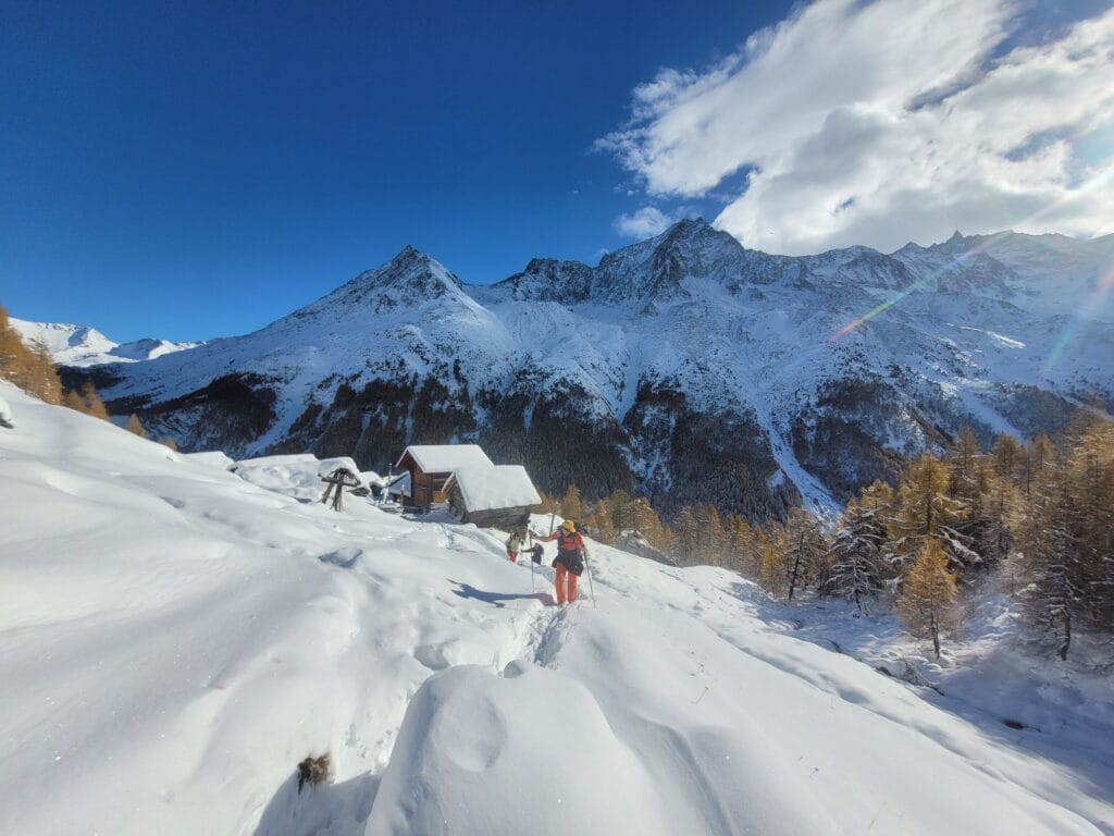 snowshoeing val d'herens