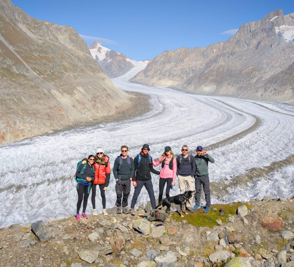 Alpiness coliving at the Aletsch glacier