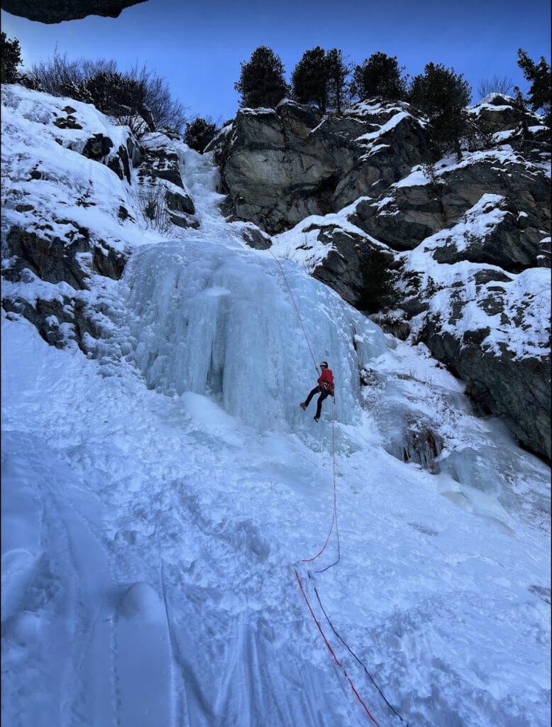 ice climbing arolla