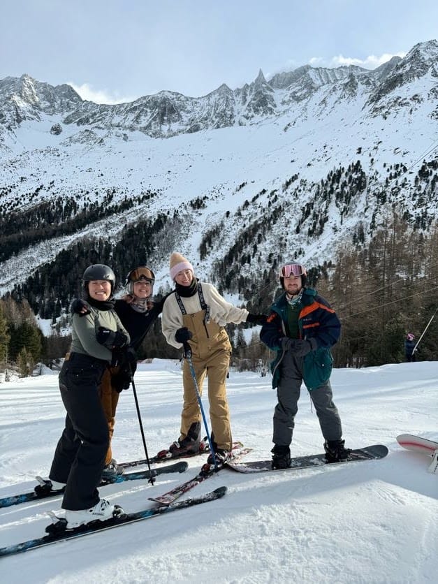 team alpiness at Arolla ski resort