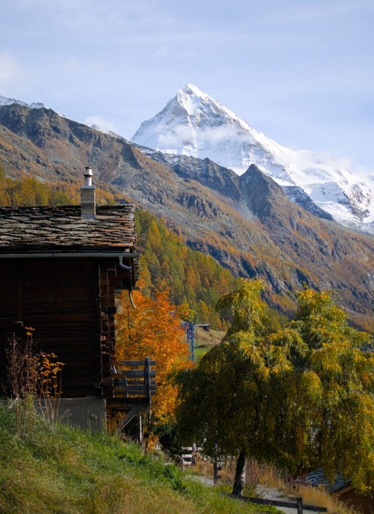 dent blanche in autumn