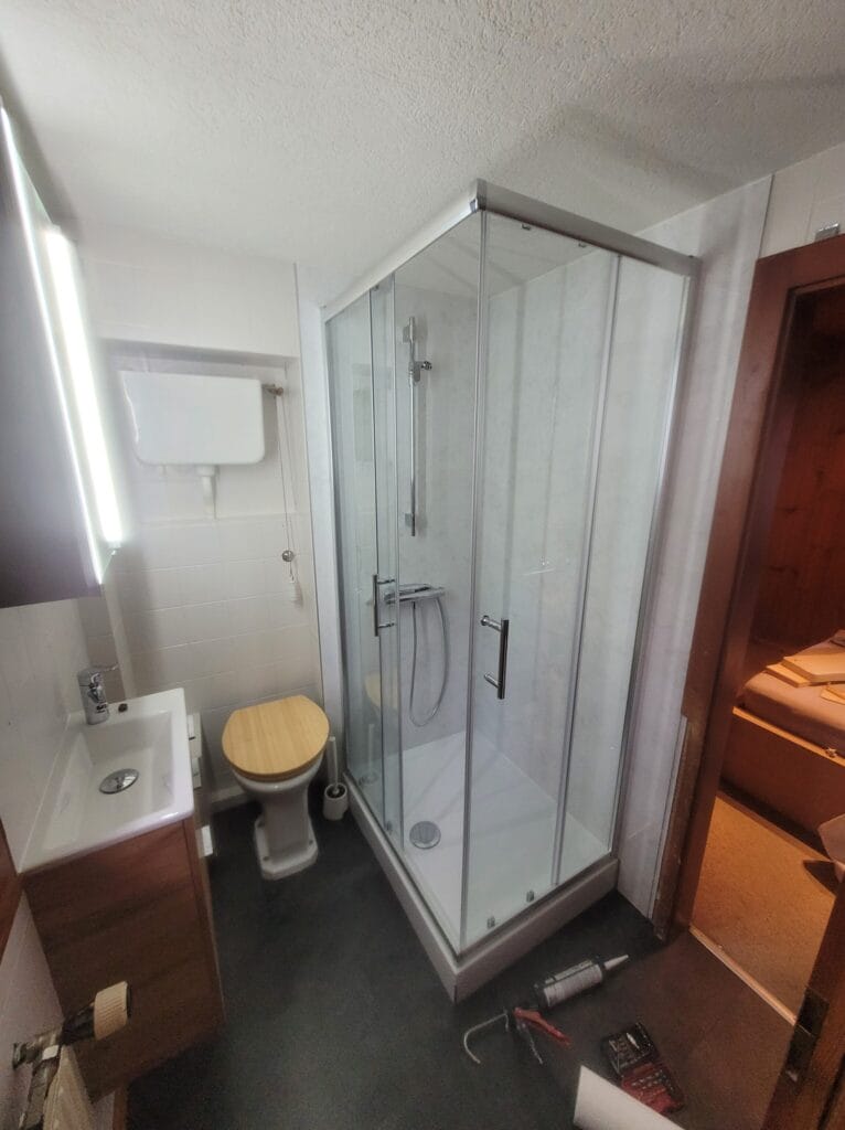 The new bathroom